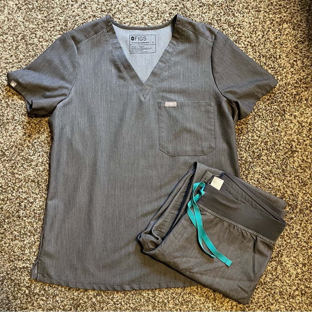 Figs scrub set - Graphite